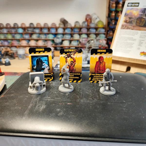 Figuras de Abominaciones The Ring, Leatherface y Shinning Zombicide V2