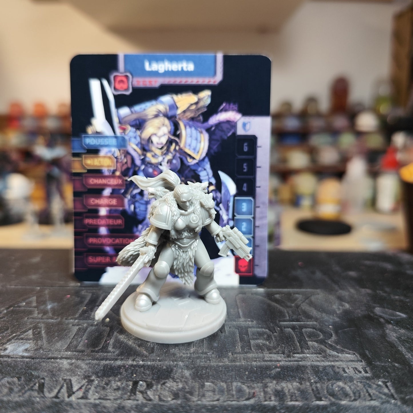 Figura Cadian Minka Lesk (40k) Zombicide Invader