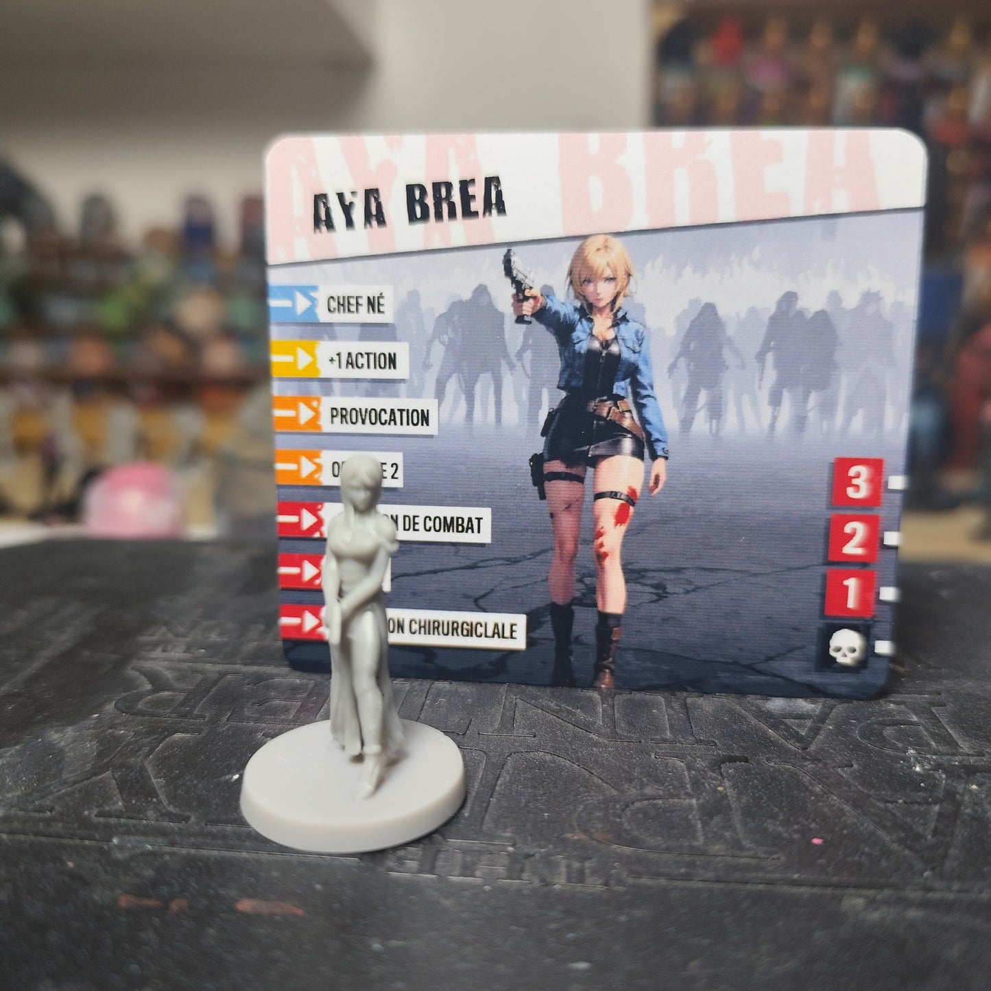 Figurine Aya Bréa (Parasite Eve) Zombicide V2