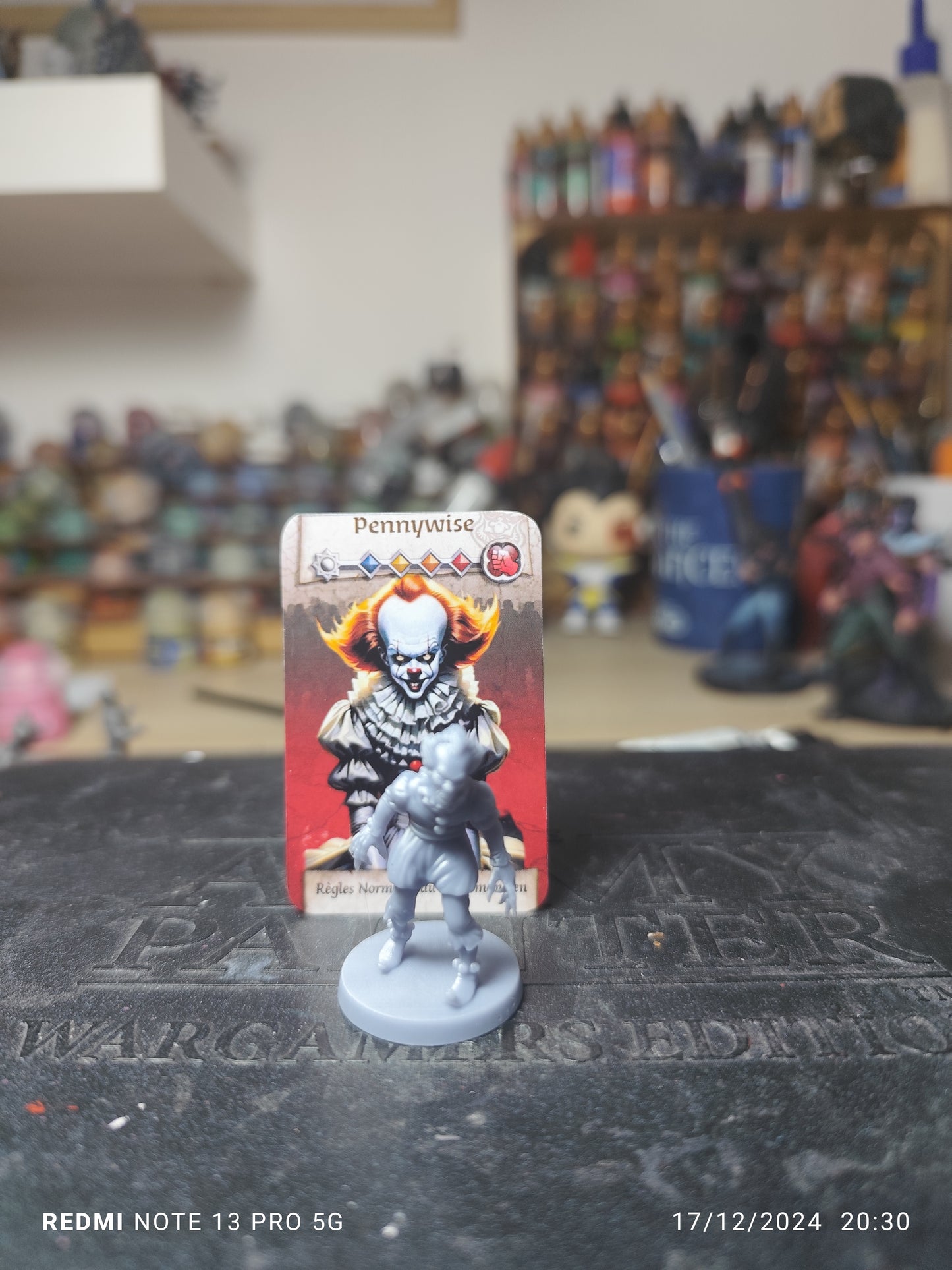 Figurines Abomination pennywise it Zombicide Black Plague