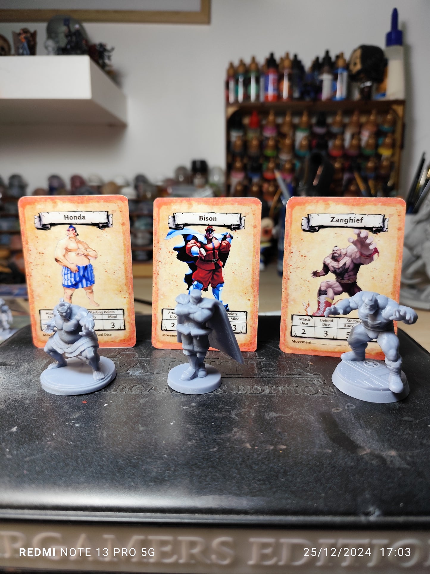 Figurine street figther (2) Heroquest