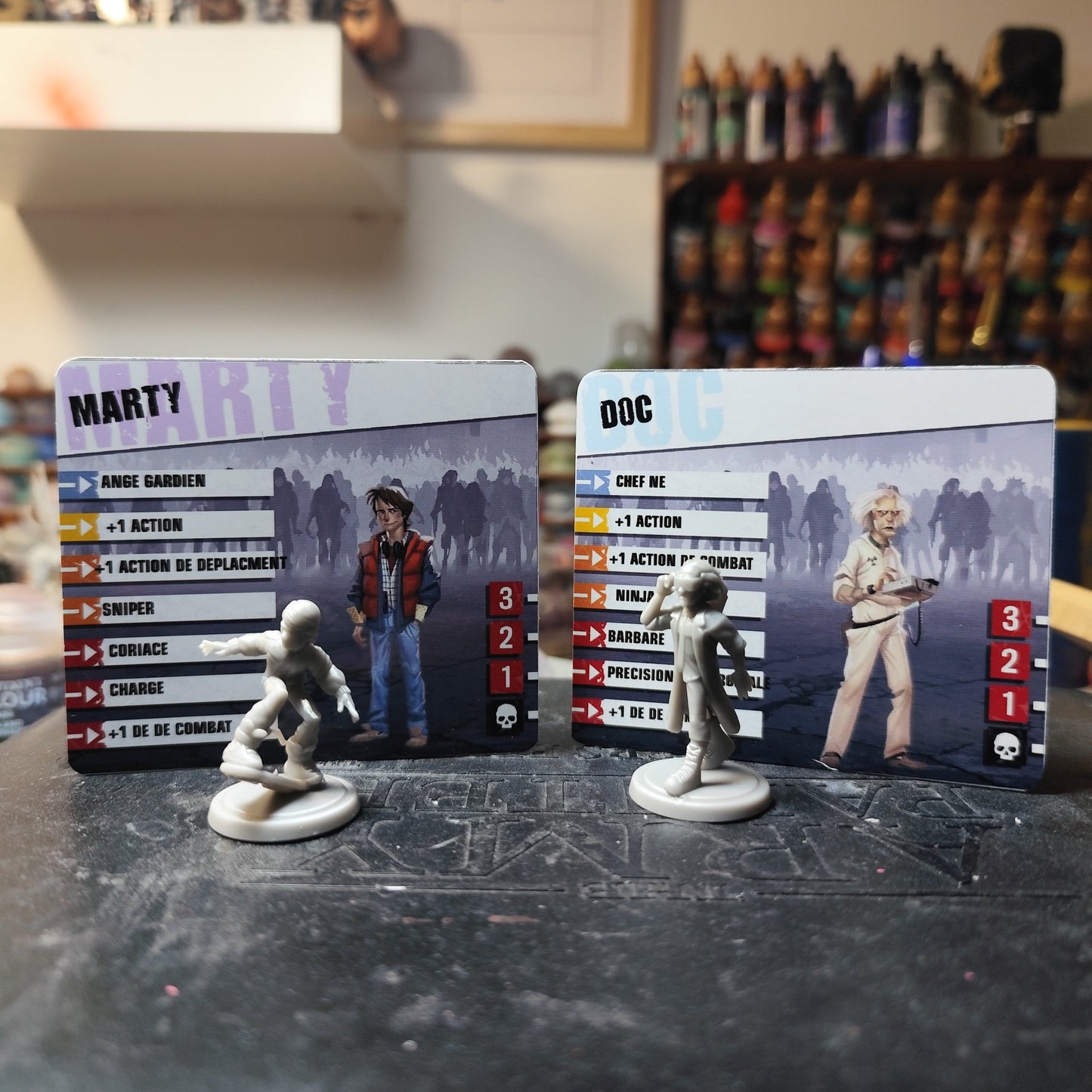 Figurine Doc et Marty (Back to the Futur) Zombicide V2