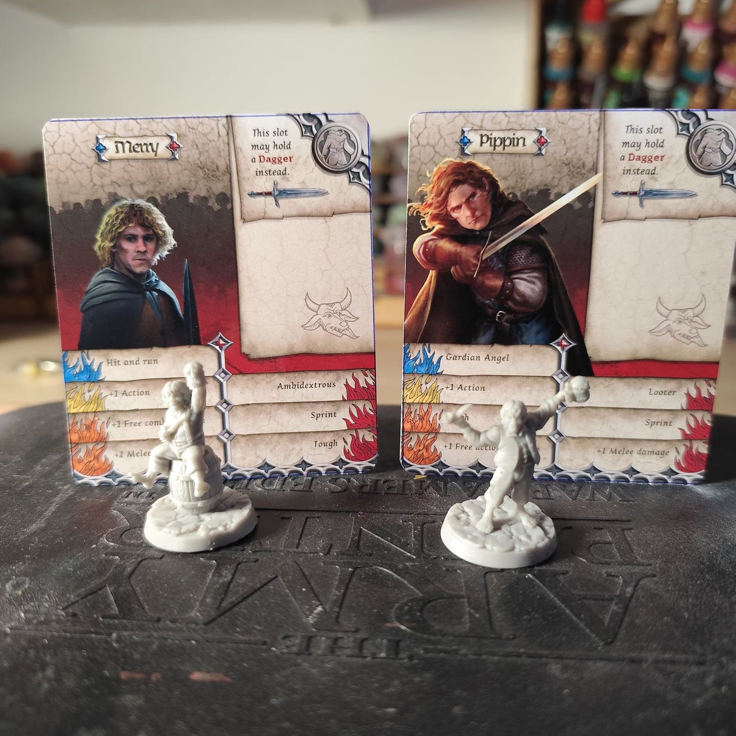 Figurines Merry et Pippin (SDA) Zombicide Black Plague