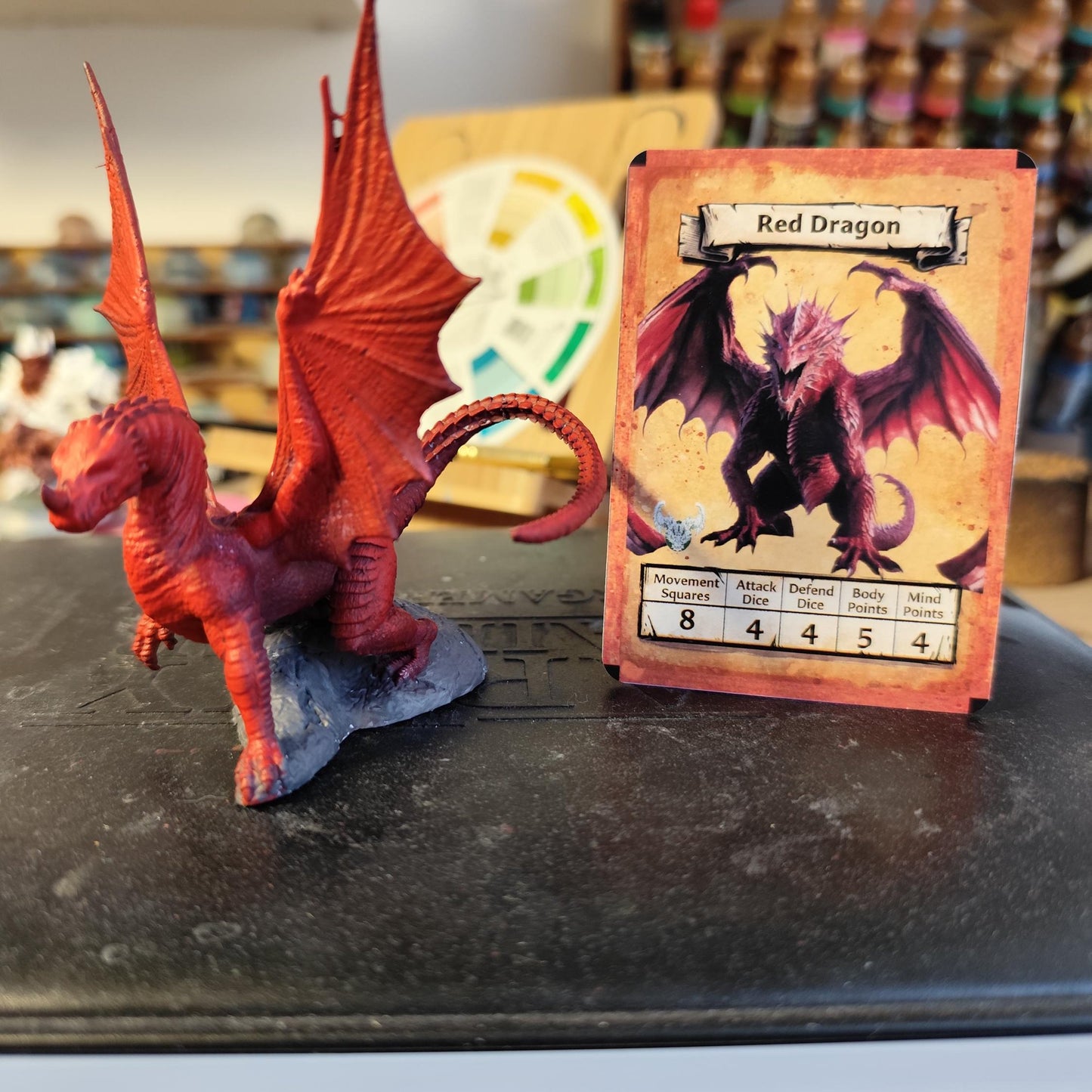 Figurines Dragon Rouge Heroquest