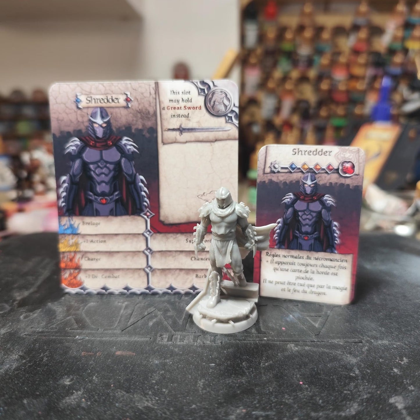 Figuras de la peste negra de Abomination Sauron y Sarumane Zombicide