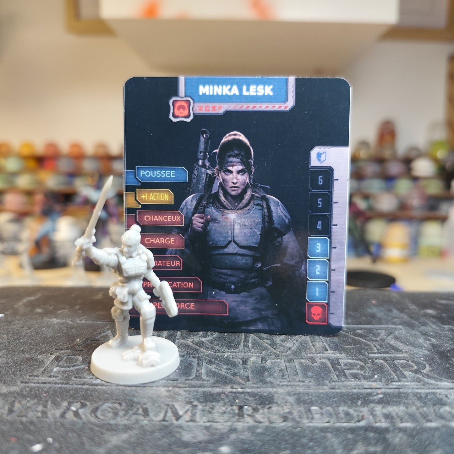 Figura Cadian Minka Lesk (40k) Zombicide Invader