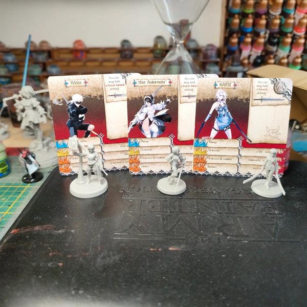 Figurinres Nier Automata Zombicide Black Plague