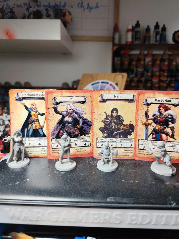 Figurines Heroines New Heroquest