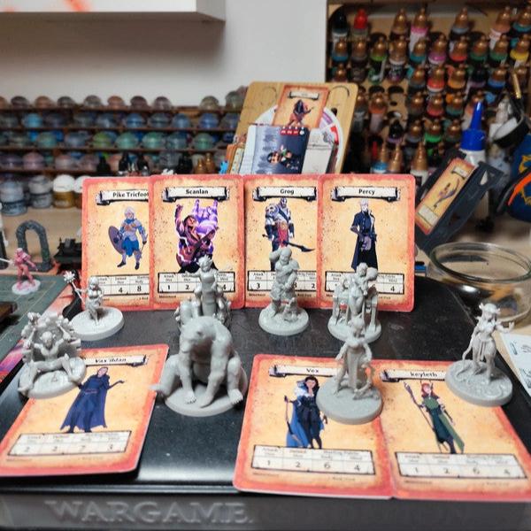 Figurines Vox Machina Heroquest