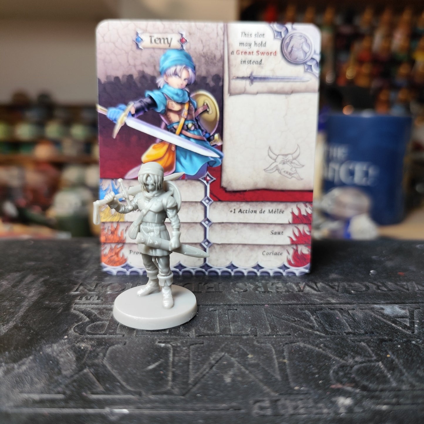 Figurine  Terry Dragon Quest Zombicide Black Plague