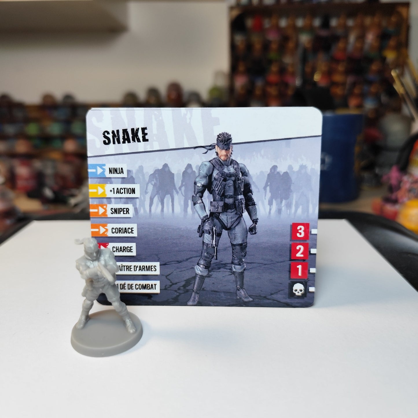 Figurine  Snake Metal Gears Zombicide V2