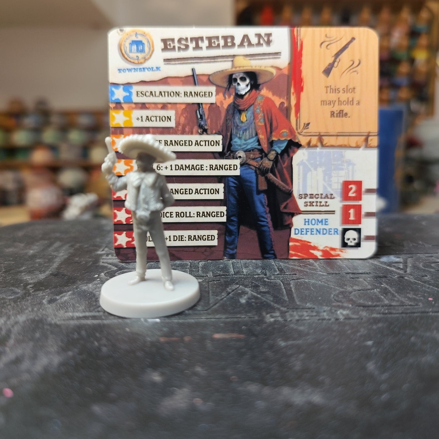 Figurine Esteban Zombicide Undead or Alive