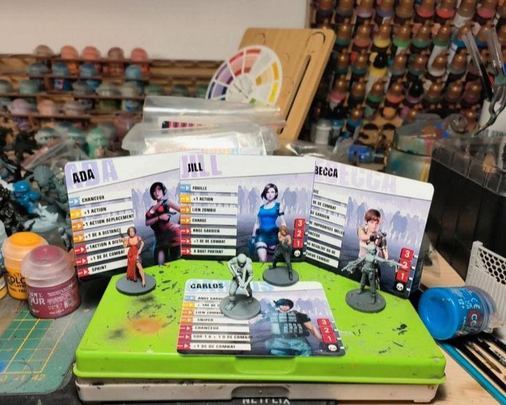 Figurines Resident Evil Vol A Zombicide V2