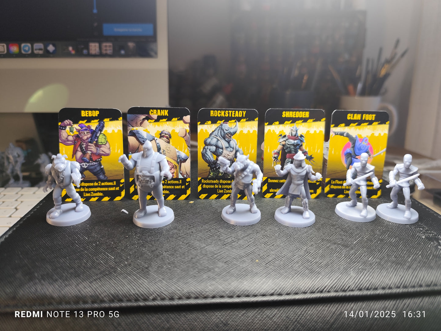 Figurines Abominations tortues ninja vol1 Zombicide  V2