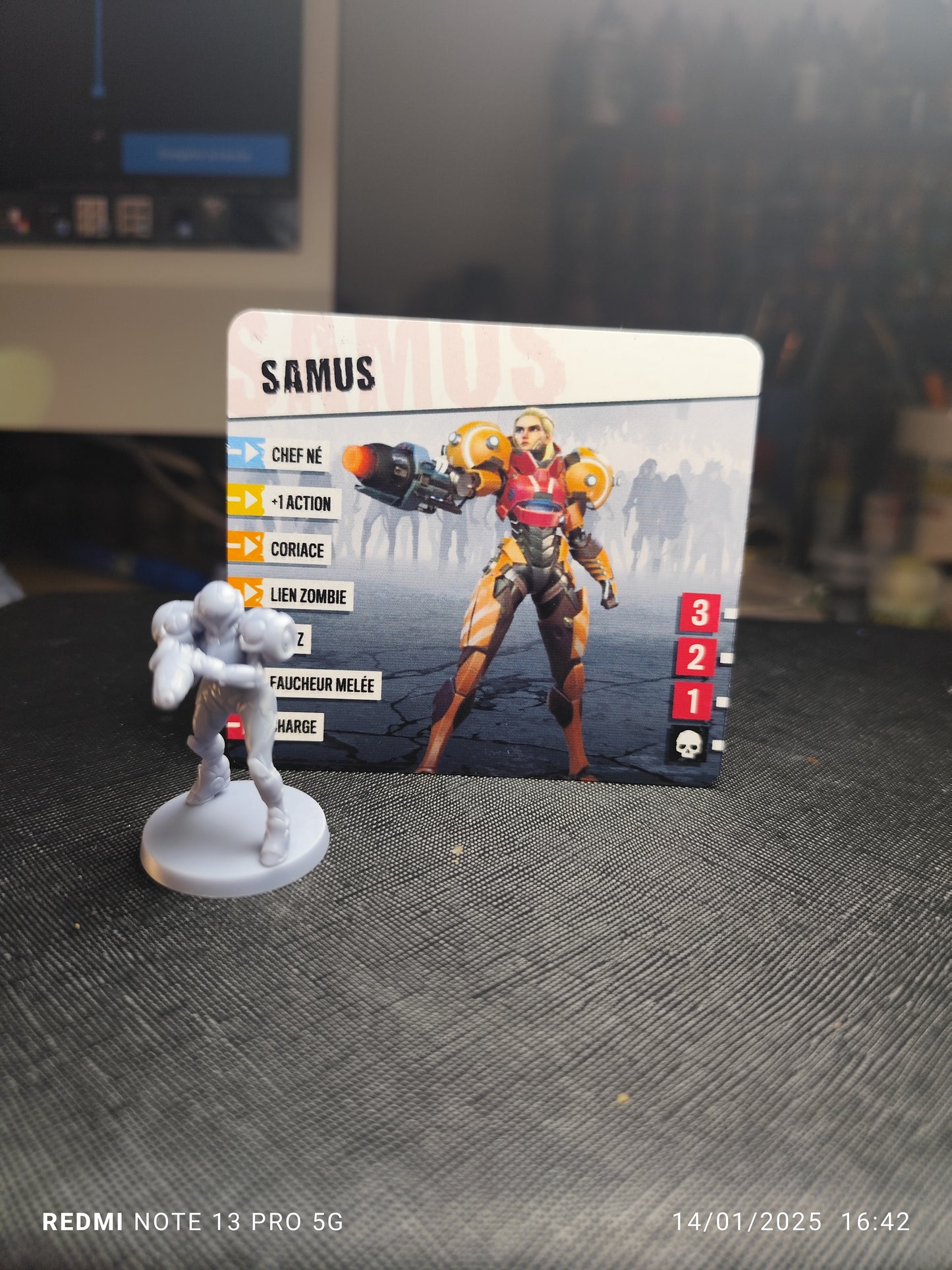 Figurines samus Metroid Zombicide  V2