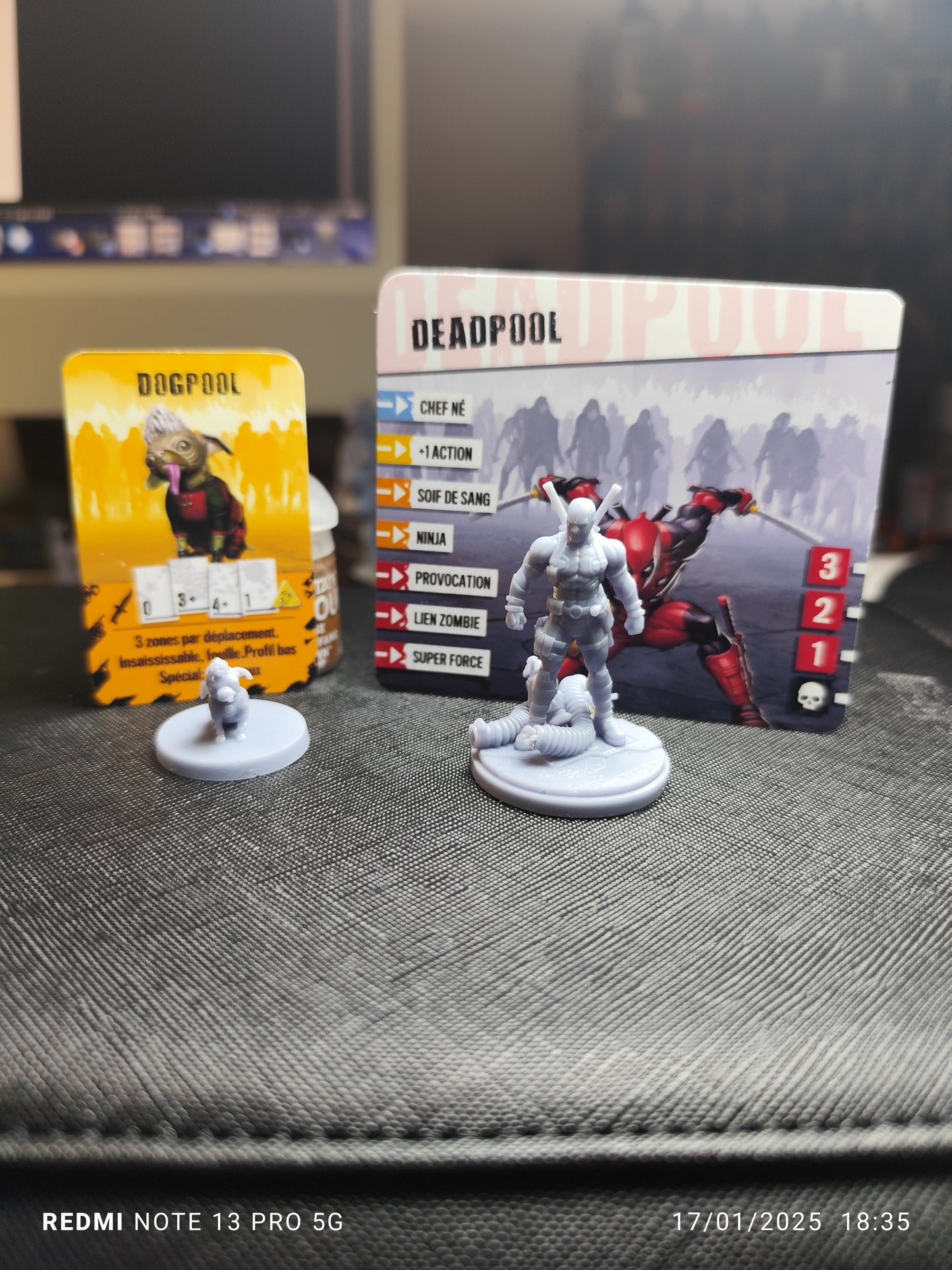Figurines Deadpool et Dogpool Zombicide V2