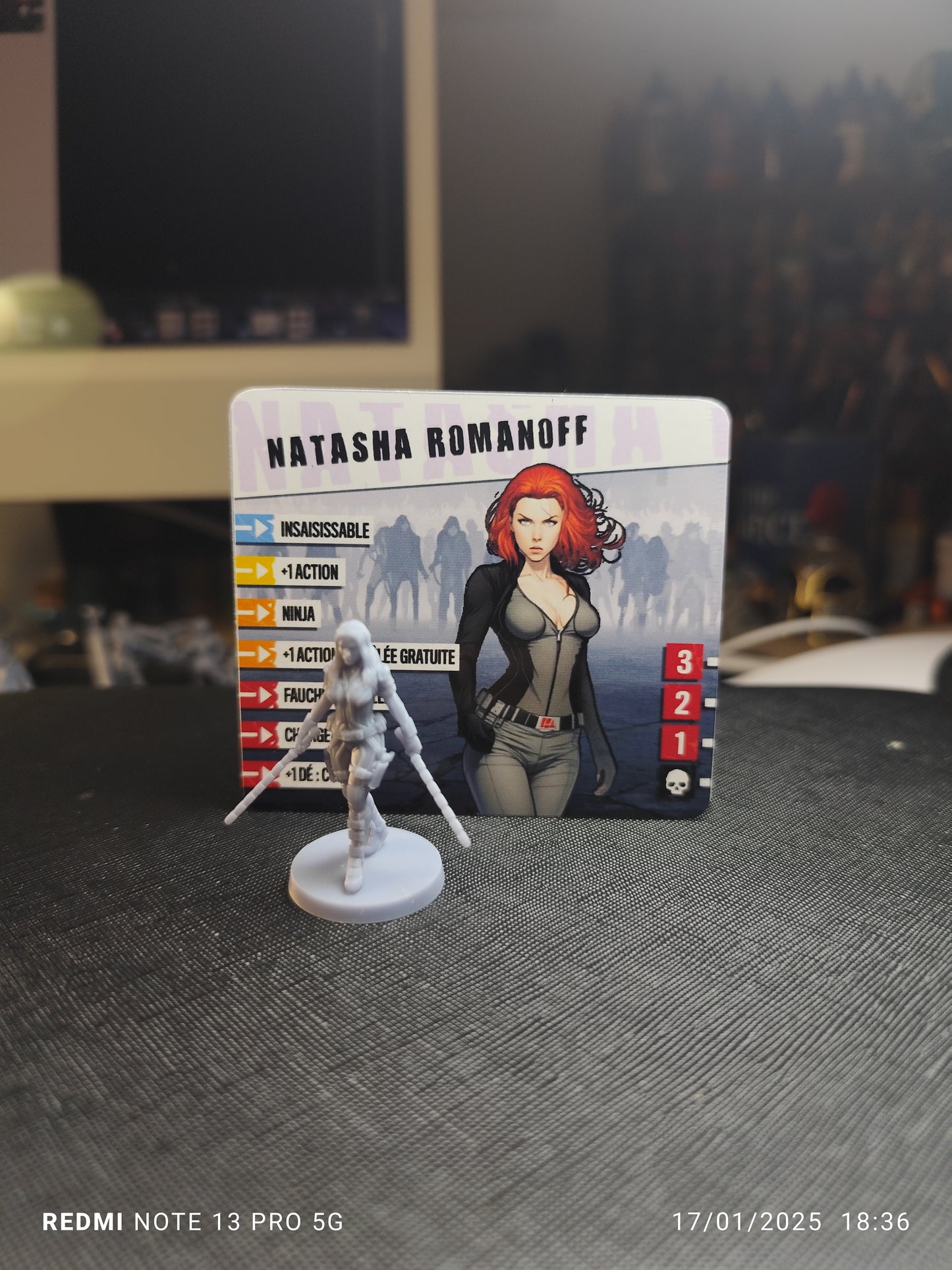 Figurines black widow Zombicide V2