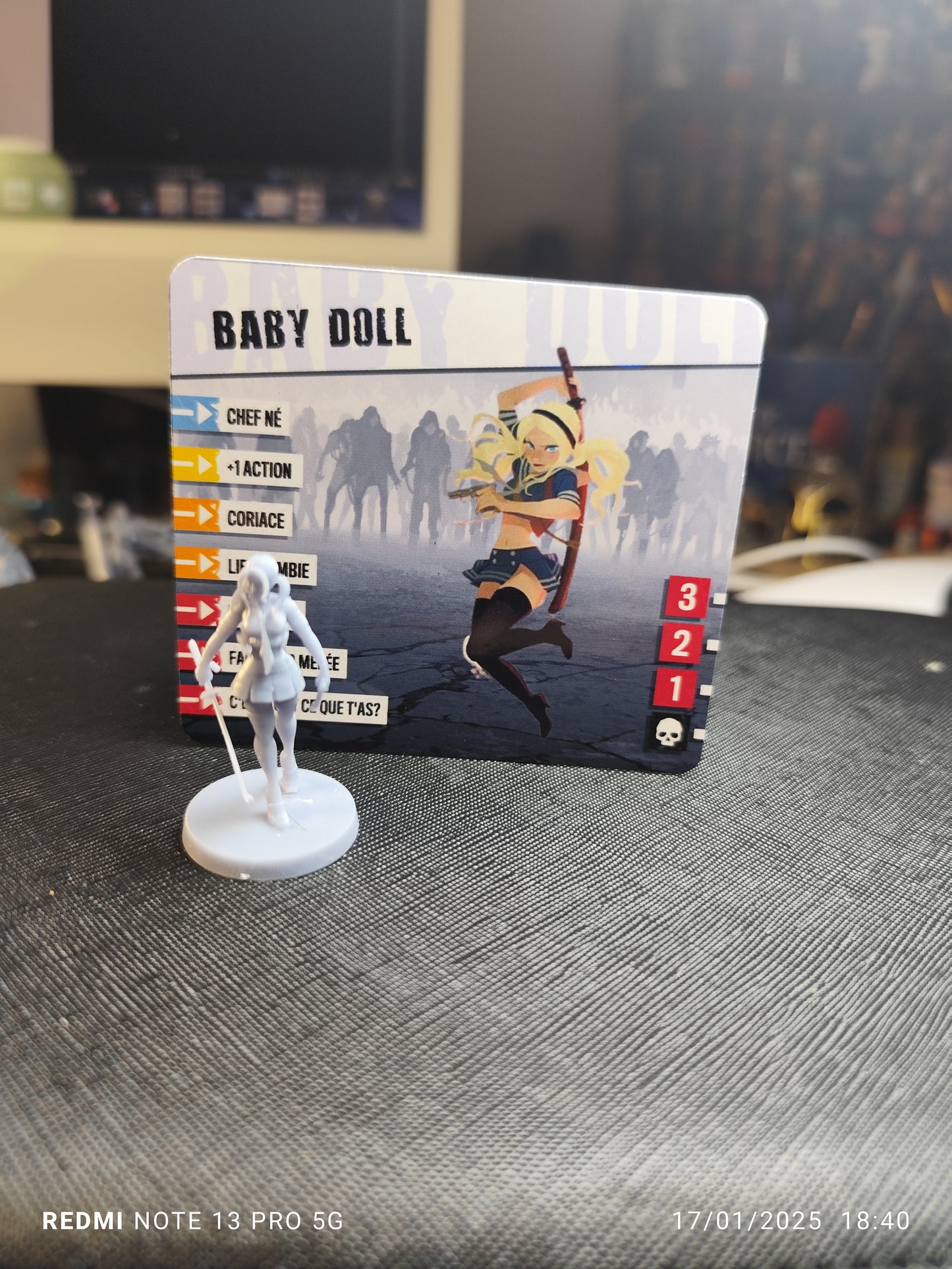 Figurines Baby Doll Sucker Punch Zombicide V2