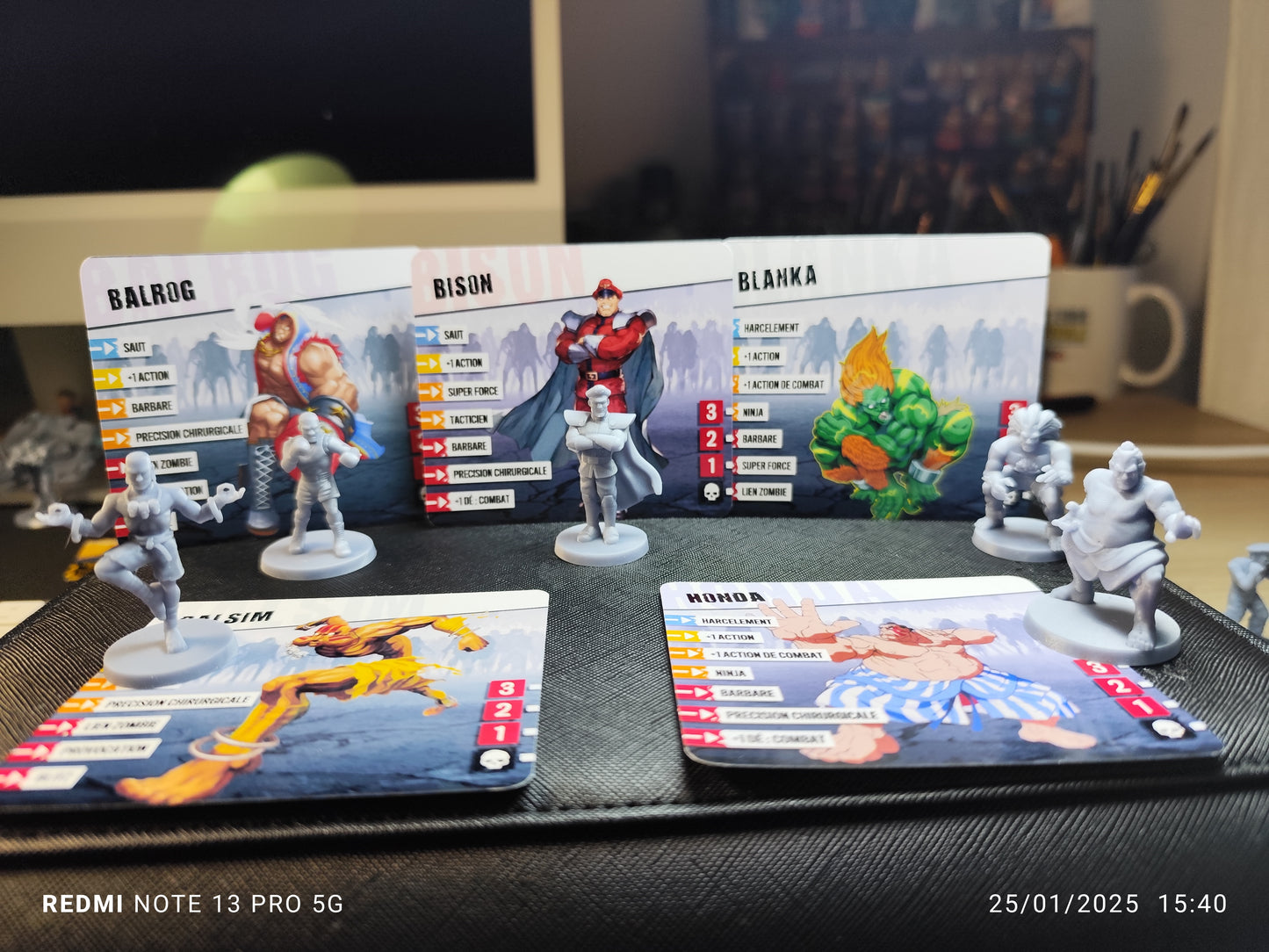 Figurines street figther @b Zombicide V2