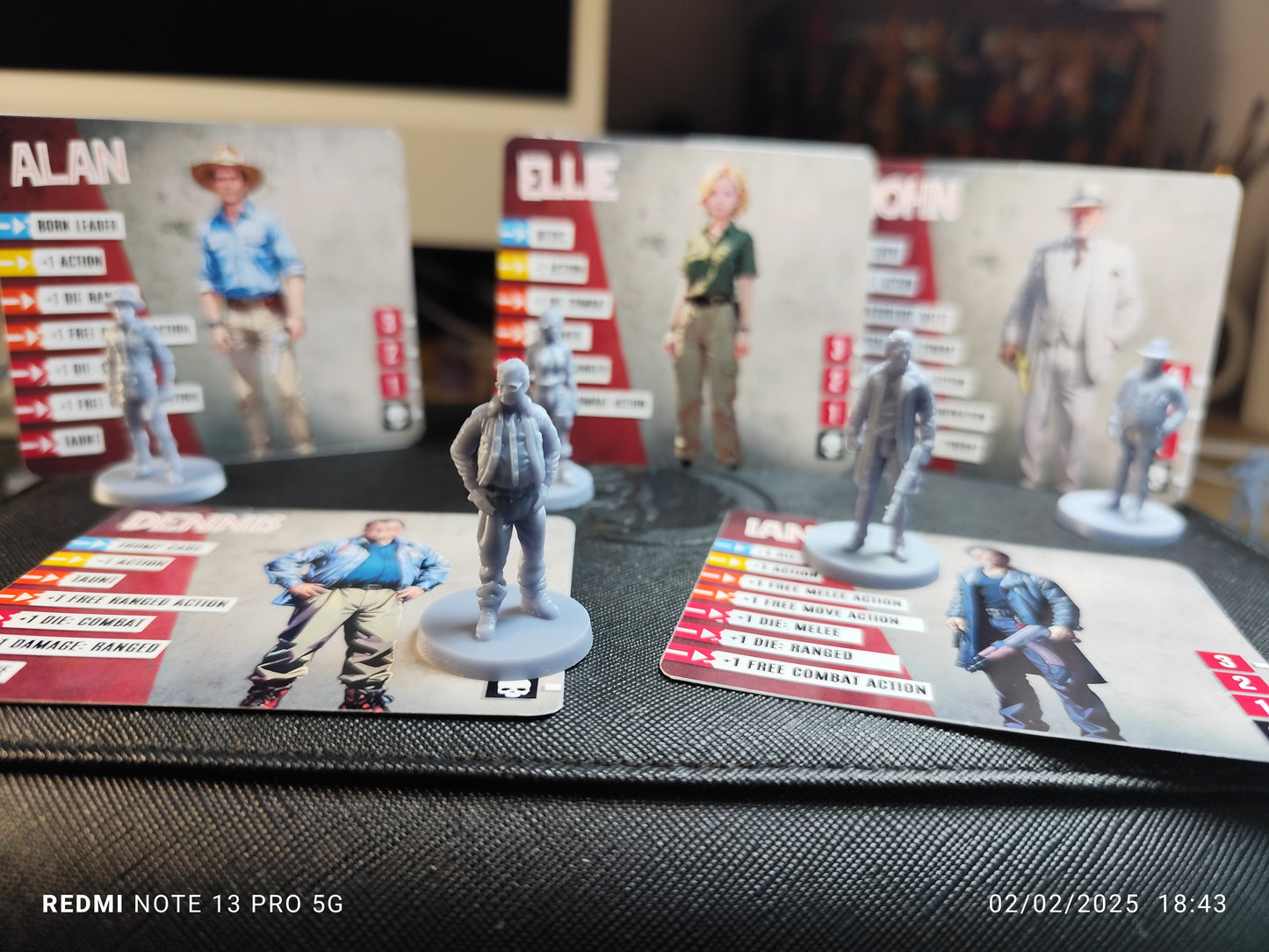 Figurines Jurassic park Zombicide V2