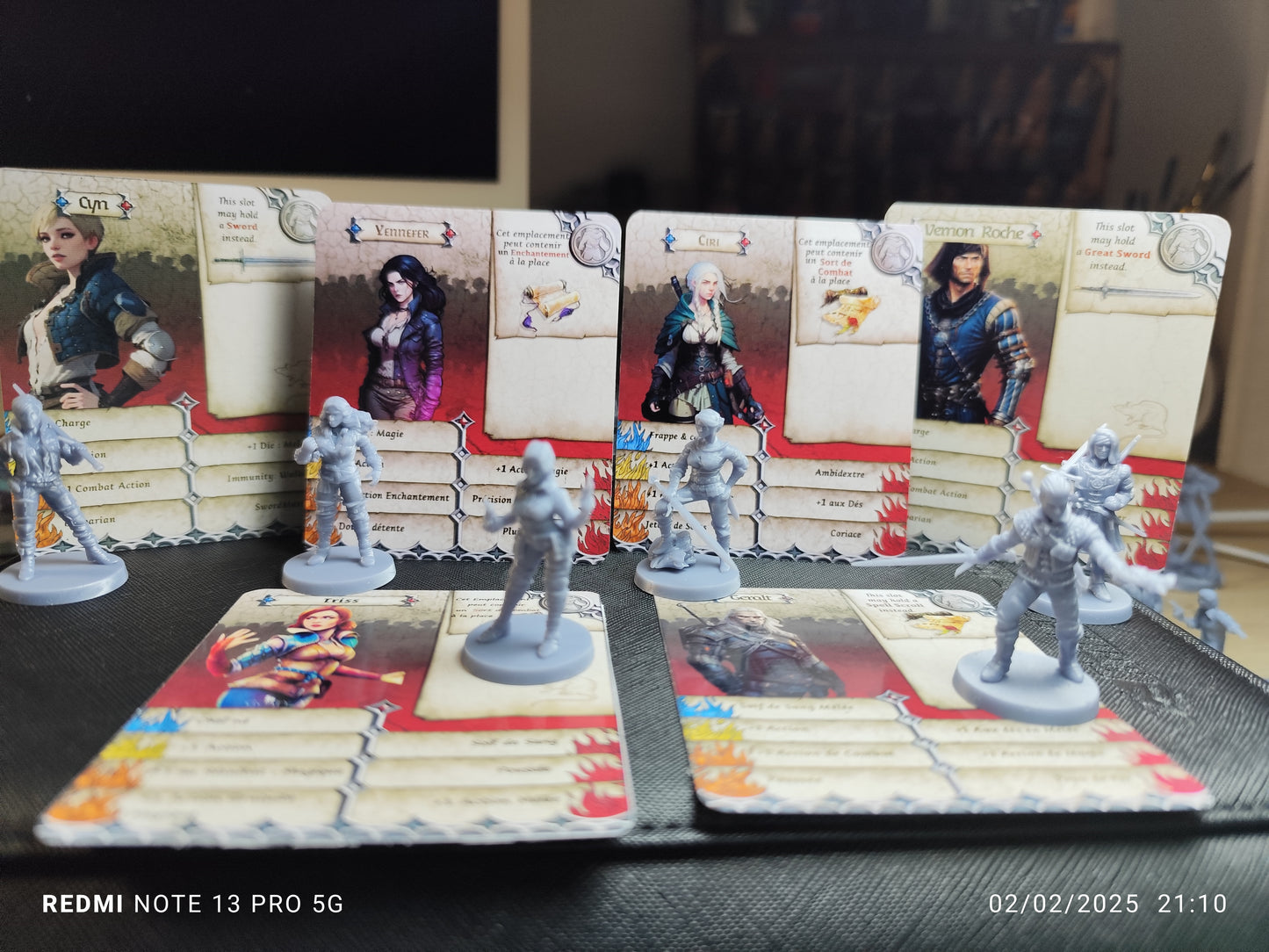 Figurines The Witcher @ Zombicide Black Plague