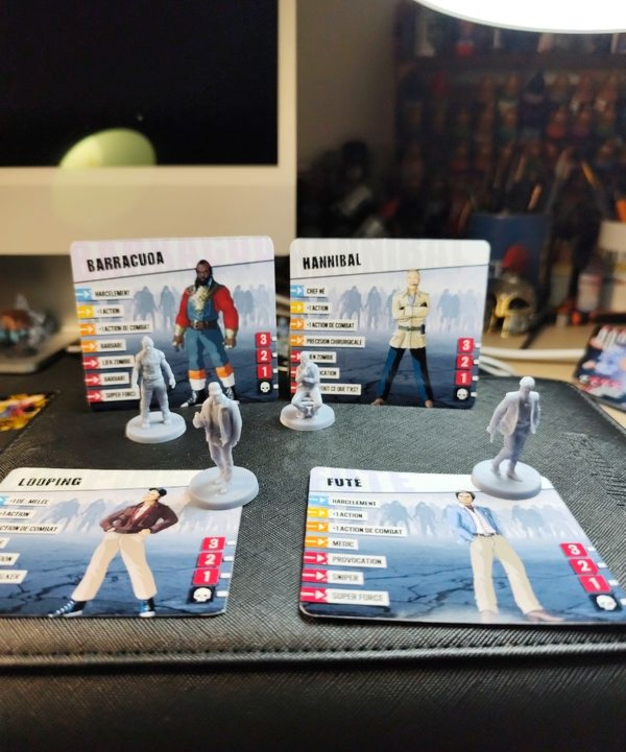 Figurines A-team Agence Tous Risques Zombicide V2