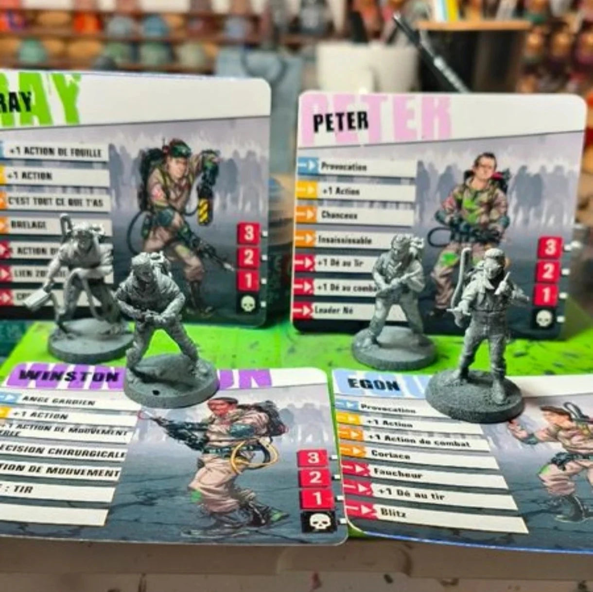 Figurines SOS Fantomes (Ghostbusters) Zombicide V2