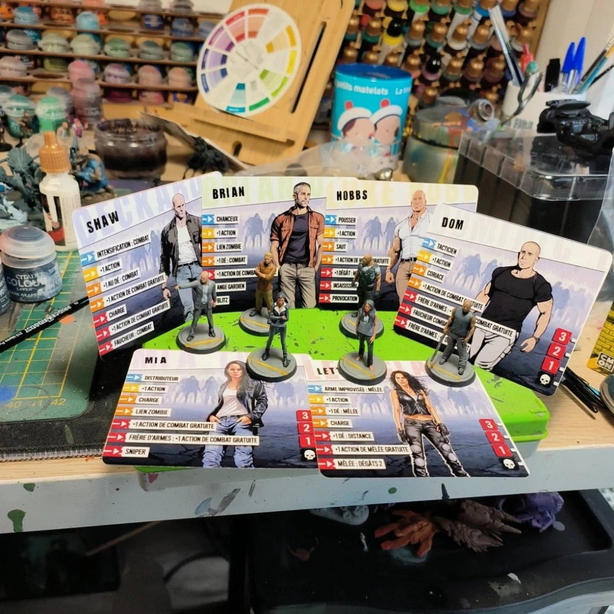 Figurines Fast and Furious Zombicide V2